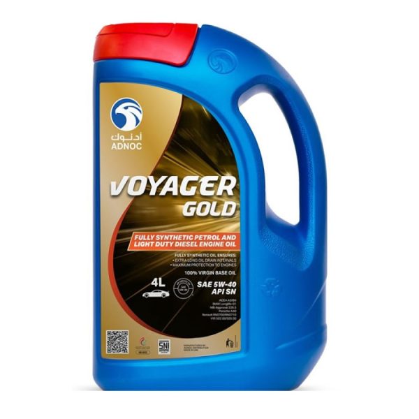 Adnoc Voyager Gold 5W-40 SN Gasoline Engine Oil